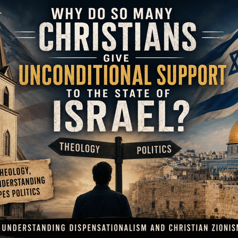 Why Do So Many Christians Give Unconditional Support to the State of&nbsp;Israel?